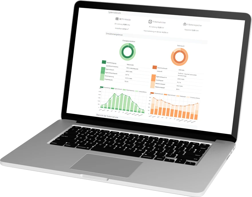 PlatoPV auf Laptop und Geräten