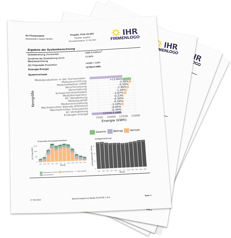 PlatoPV Berichtsvorschau